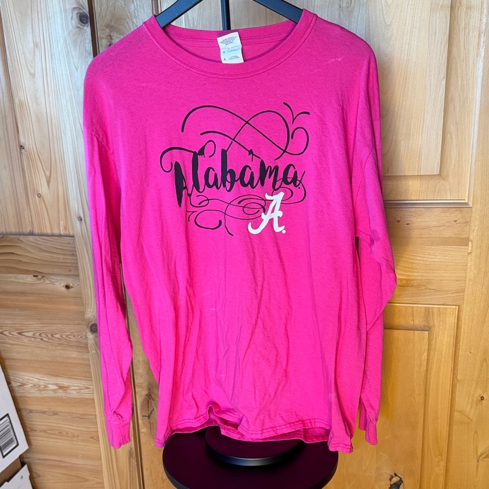 Pink Alabama Long Sleeve Shirt